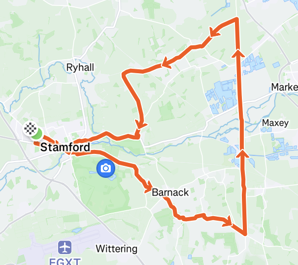 Stamford to West Deeping Cycle Route