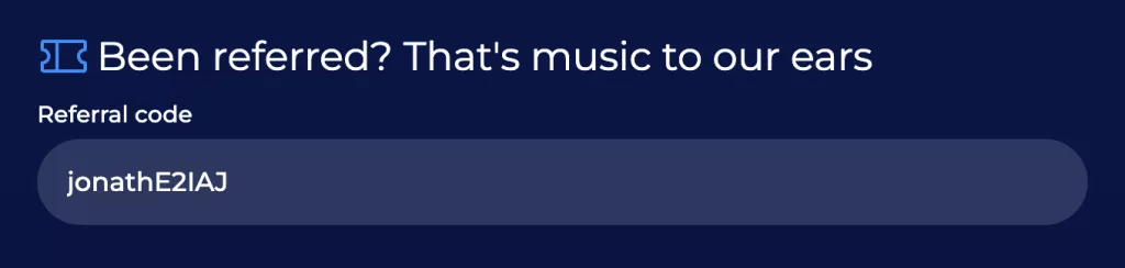 My fully active Lightspeed broadband referral code being redeemed online when ordering.