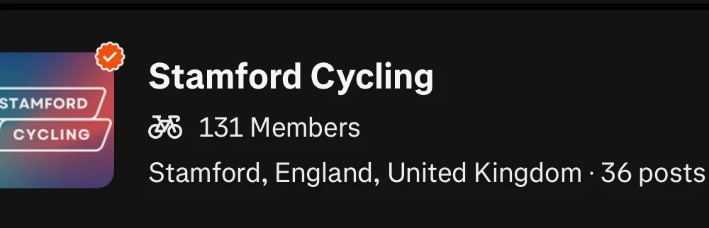 Stamford Cycling Strava Verified Club