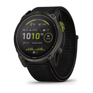Black Garmin Enduro 3 watch