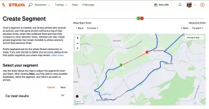 Creating a Strava Segment