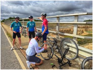 Repairing puncture in Kenton