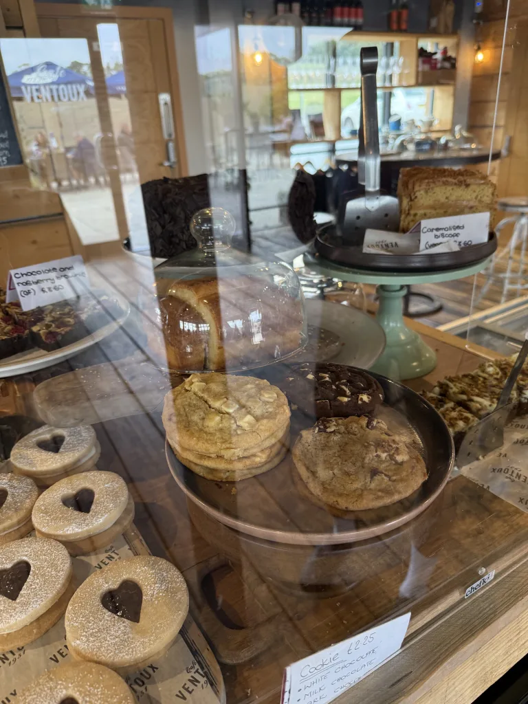 Cafe Ventoux cookie selection