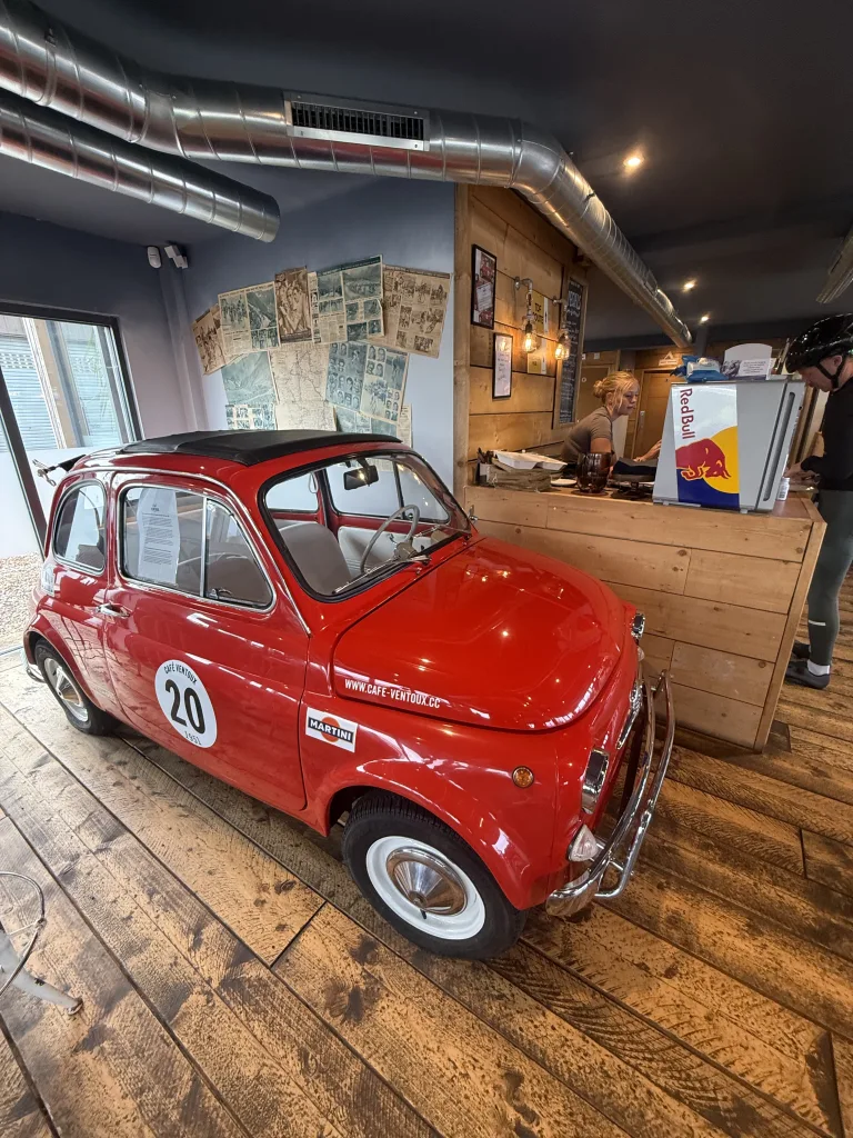 Cafe Ventoux fiat 500