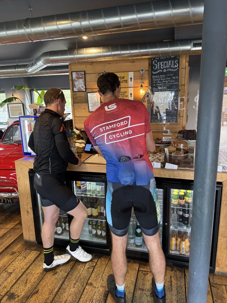 Ordering food at Cafe Ventoux