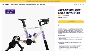 Rouvy Fest Zwift ride kickr 2 £899 in checkout